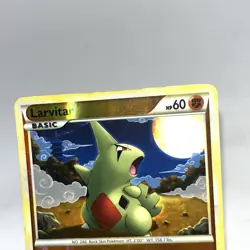 Larvitar 50/95 & 51/95 HGSS Unleashed Reverse Holo X2 Pokemon TCG - Image 5
