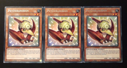 Yu-Gi-Oh! 3x Petiteranodon, WISU-DE014, Rare, 1. Auflage, Deutsch, NM-EX - Image 1