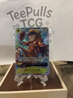 Monkey.D.Luffy OP07-109 One Piece Promotion Cards Foil PROMO Sealed - Image 1