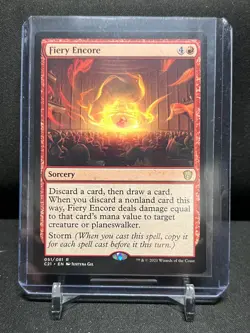 Fiery Encore MTG Magic 2021 Commander - NM - Image 1