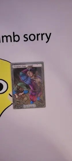 MTG ALTER: Thespian Stage, by LupaxyArt. Full art alter/tarot style - Image 1