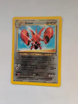 Pokemon Scizor (29/75) Neo Discovery Very Small Crease - Image 1