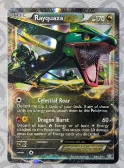 Rayquaza EX - 85/124 - NM - Dragons Exalted - Pokemon TCG - Image 1
