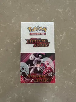 Pokemon Destined Rivals Sealed Half Booster Box (18 Packs) - NEW AND SEALED - Image 1