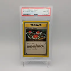 Pokemon Center 85/102 Base Set Unlimited PSA 10 GEM MINT FRESH CERT 1999 WOTC - Image 1