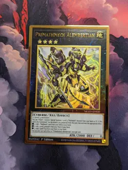 Primathmech Alembertian - MGED-EN030 - Premium Gold Rare - 1st Ed - Yugioh NM - Image 1