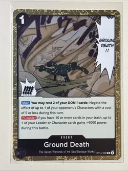 ONE PIECE English Ground Death OP14-096 The Azure Sea's Seven - Image 1