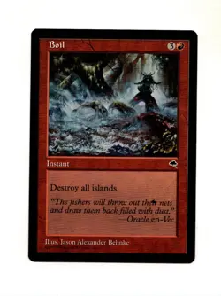 MTG Boil NM- Tempest Magic the Gathering ~ Free Shipping ~ - Image 1