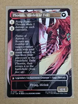 MTG Final Fantasy Joshua, Phoenix's Dominant (Borderless) Non-foil R 397 - Image 2