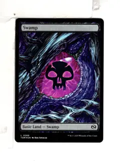 MTG SkeenAB Swamp FOIL (0289) from TDM. NM. - Image 1