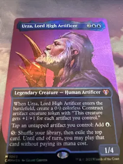 Urza, Lord High Artificer (Textured Foil) Commander Masters Foil - Image 1