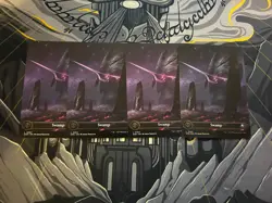 MTG x4 Full Art Swamp EOE - x3 Reg x1 Foil - Image 1