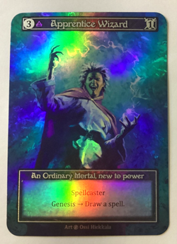 FOIL Sorcery Contested Realm - Apprentice Wizard (Foil) - Beta (B) - Image 1