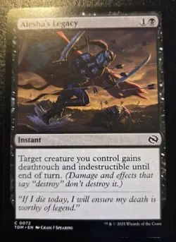 Alesha's Legacy 0072 Common Tarkir: Dragonstorm Magic: The Gathering - Image 1