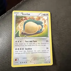 POKEMON SNORLAX 77/124 RARE FATES COLLIDE LP - Image 1
