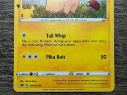 POKEMON HOLO PIKACHU SWSH039 PROMO SWORD & SHIELD 2020 LP-NM - Image 3