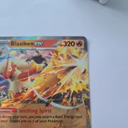 Pokemon 024/159 Blaziken ex Journey Together Very Good Condition - Image 3