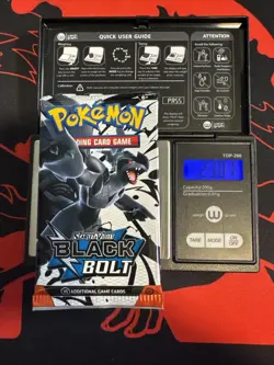 23.01g Heavy - Pokemon TCG S&V - Black Bolt Booster Pack! Semi GOD U - Image 1