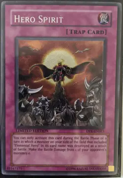 YuGiOh Hero Spirit Secret Rare DPK-ENSE3 - Image 1