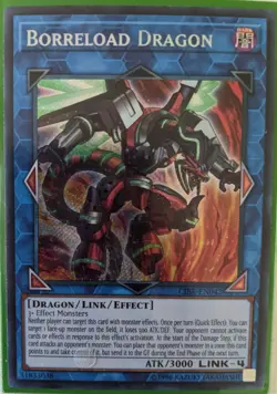 YuGiOh Borreload Dragon Secret Rare CIBR-EN042 US Print - Image 1