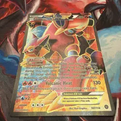 Volcanion EX 107/114 (Full Art) XY Steam Siege Ultra Rare Pokemon Card - Image 3
