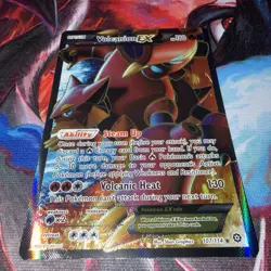 Volcanion EX 107/114 (Full Art) XY Steam Siege Ultra Rare Pokemon Card - Image 4