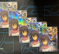 Gundam Card Game RP-022 Setsuna Exia Resource Promo V Jump JP Set of 5 Pcs - Image 1