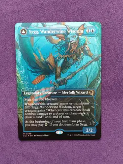 Sygg, Wanderwine Wisdom ** FOIL BORDERLESS ** #288 - Lorwyn Ecliped - NM MTG - Image 1