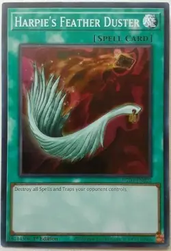 YUGIOH Harpie's Feather Duster EGO1-EN022 1st edition Super Rare Near-Mint NM - Image 1