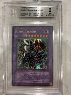 Yu-Gi-Oh! Dark Paladin 1st Edition MFC #105 BGS 9 With Subgrades *LOW POP - Image 1