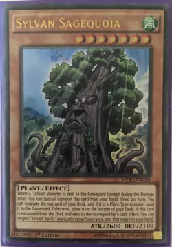 YuGiOh Sylvan Sagequoia Ultra Rare 1st Edition MP15-EN016 - Image 1