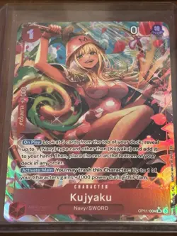 Kujyaku OP11-004 Super Rare a Fist of Divine Speed One Piece CCG - Image 2