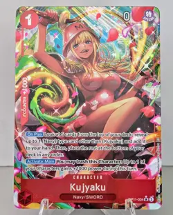 Kujyaku (Alternate Art) OP11-004 A Fist of Divine Speed Foil - Image 1