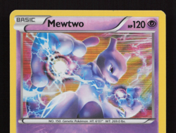 Mewtwo 53/113 Holo Rare Legendary Treasures Vintage Pokemon Cards LP - Image 3