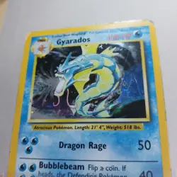 Gyarados Base Set 6/102 Holo Unlimited Holo Rare Pokemon Card - Image 3