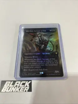 NM Extended Art Foil Ink-Eyes, Servant of Oni, Bloomburrow Commander, Magic, 77 - Image 1