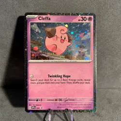 Cleffa 095 BLACK STAR PROMO Scarlet & Violet Pokemon NM - Image 1