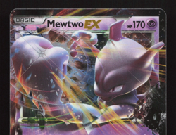 Pokemon Card Mewtwo EX 61/162 BREAKthrough Ultra Rare Holo XY LP 2015 - Image 3