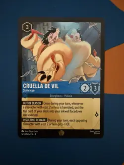 Disney Lorcana Fabled - Cruella De Vil - Style Icon - 143/204 Legendary - Image 1