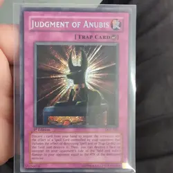 DCR-105 Judgment Of Anubis Secret Rare 1st Edition Near Mint Yugioh Card - Image 1
