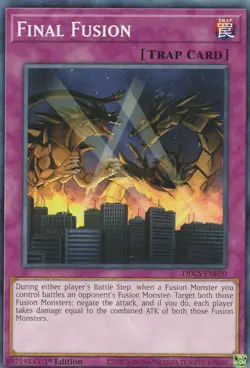 YUGIOH CARD 1 X FINAL FUSION DLCS-EN020 1ST EDITION - Image 1
