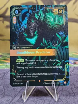Deadbloom Predator - Riftbound Origins - OGN 161/298 - ENGLISH - FOIL - Image 1