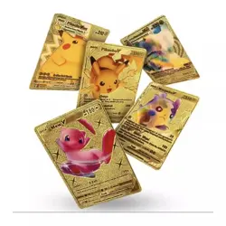 New MULTI COLOR 55Pcs Pokemon Cards Foil Card TCG GX Vmax GX Card Charizard Rare - Image 5