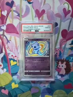 PSA 10 Shining Mew 041/072 Shining Legends Japanese Pokemon Card 2017 - Image 1