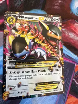 Pokemon TCG Mega Kangaskhan-EX Flashfire Holo Card 79/106 NM - Image 2