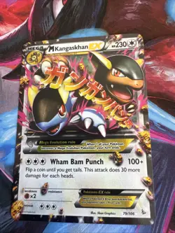Pokemon TCG Mega Kangaskhan-EX Flashfire Holo Card 79/106 NM - Image 3