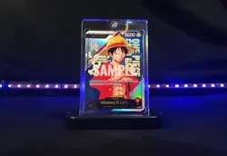1 of 3 Doujin Dojo Secret Rare Monkey D Luffy One Piece Trading Card Holo Custom - Image 2