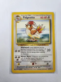 Pidgeotto 22/102 | Base Set | WOTC Rare Pokemon Card | HP 1999 - Image 1