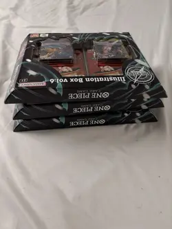One Piece Card Game Illustration Box Vol. 6 NEW Factory Sealed QTY 2 - Image 1
