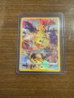Pokemon Pikachu TCG Full Art Secret Rare Holo Card Crown Zenith NM Condition - Image 1